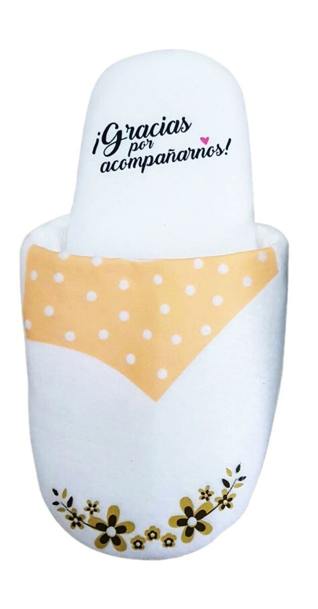 Pantuflas de algodón mujer -talla 40
