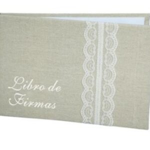 Libro de firmas yute