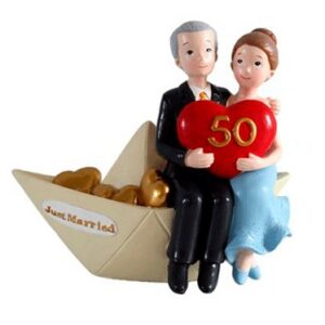 Figura pastel 50 aniversario barco
