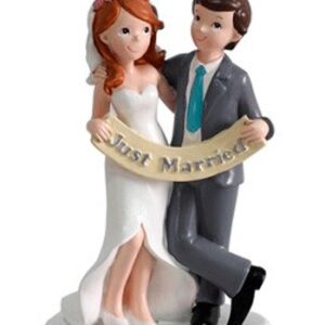 Figura pastel just married