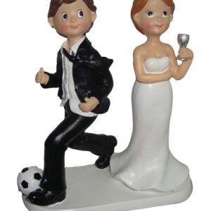 Figura pastel futbolista