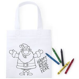 Bolsa navidad para colorear con 5 ceras