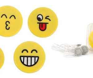 Mp3 emoticono en caja de regalo (cable+cascos)