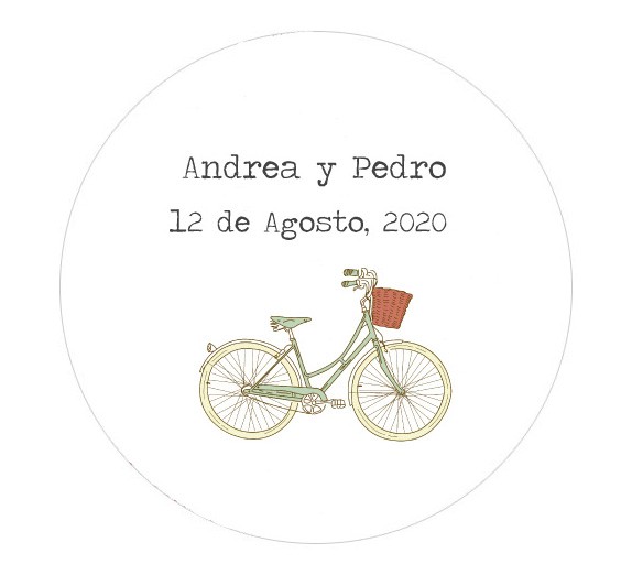 Lote 24 pegatinas redondas personalizables