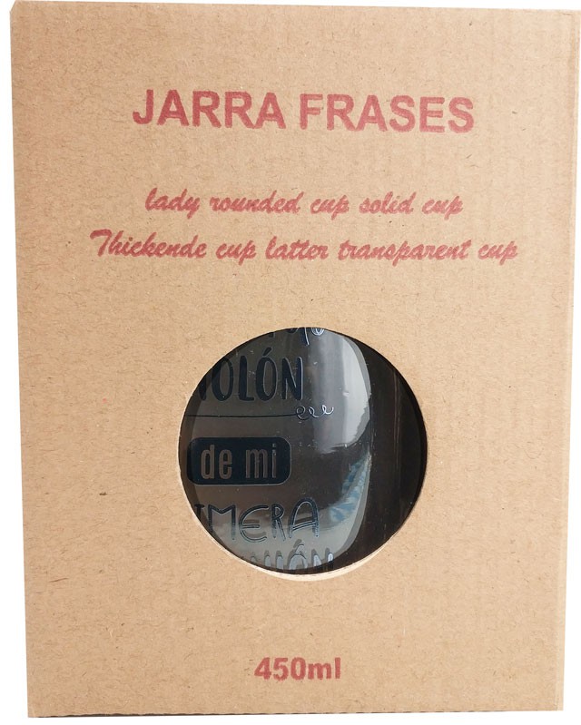 Jarra cristal con caña "recuerdo molón" - Imagen 3