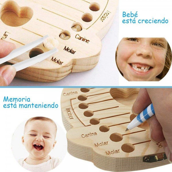 Caja "colors" de madera para dientes - Imagen 5