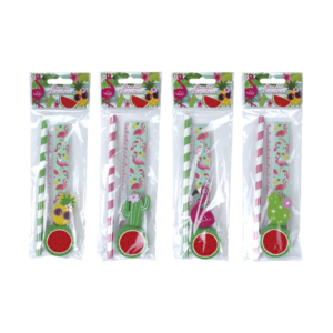 Set 4 pcs papelería tropical exotic