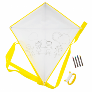 Cometa para colorear amarillo