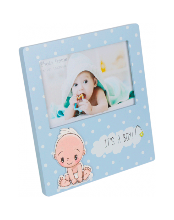 Portafotos «it’s a boy» madera