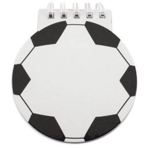 Libreta anillas notas fútbol