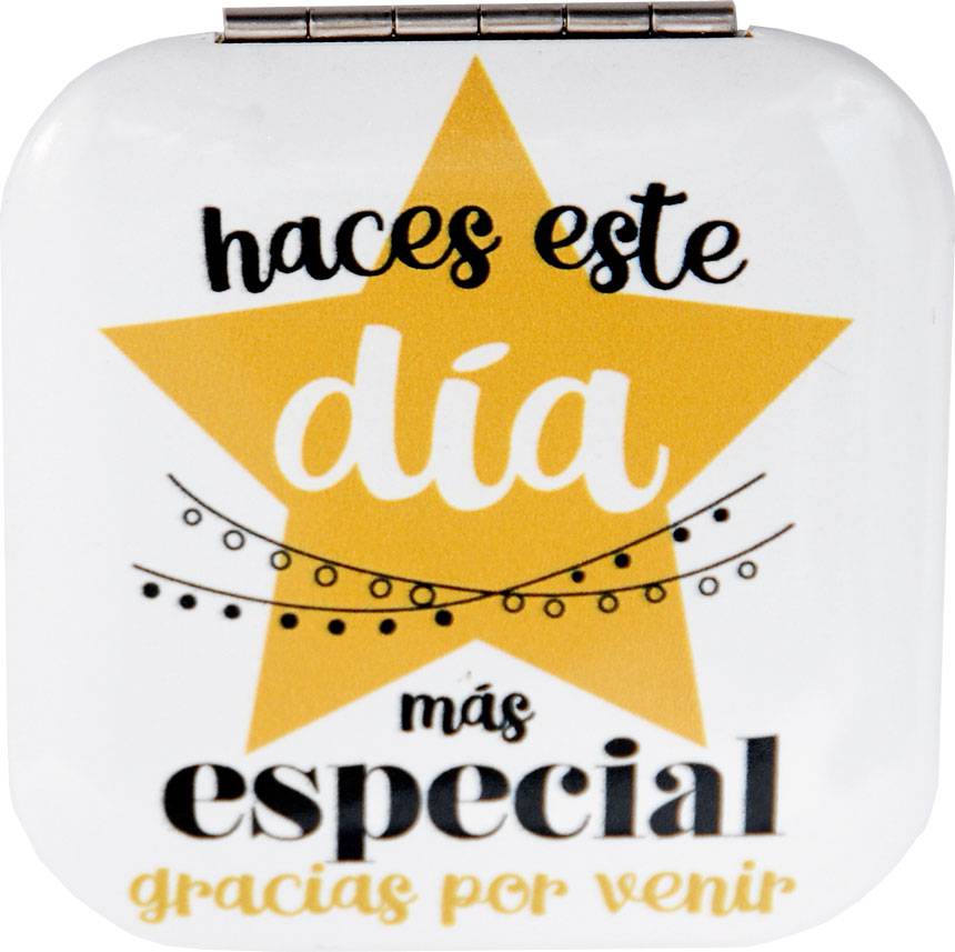 Espejo «gracias por venir»