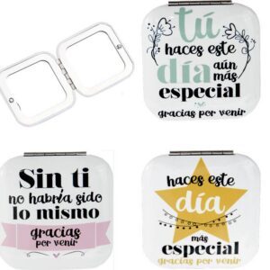 Espejo "gracias por venir"