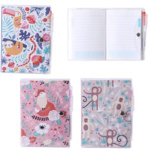 Libreta zoo tropical con bolígrafo