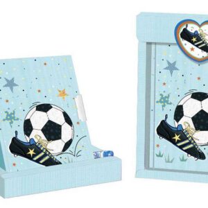 Set de regalo diario + bolígrafo fútbol
