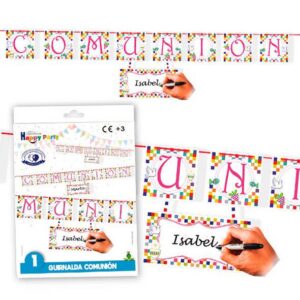 Guirnalda comunión niña personalizable