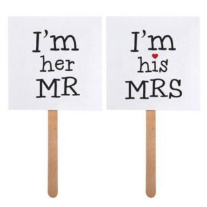 Accesorios para photocall mr & mrs