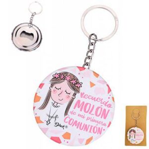 Llavero chapa abridor "recuerdo molón"