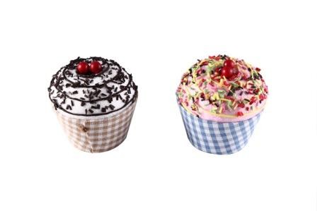 Cajita en forma de tarrina de helado «cupcake»