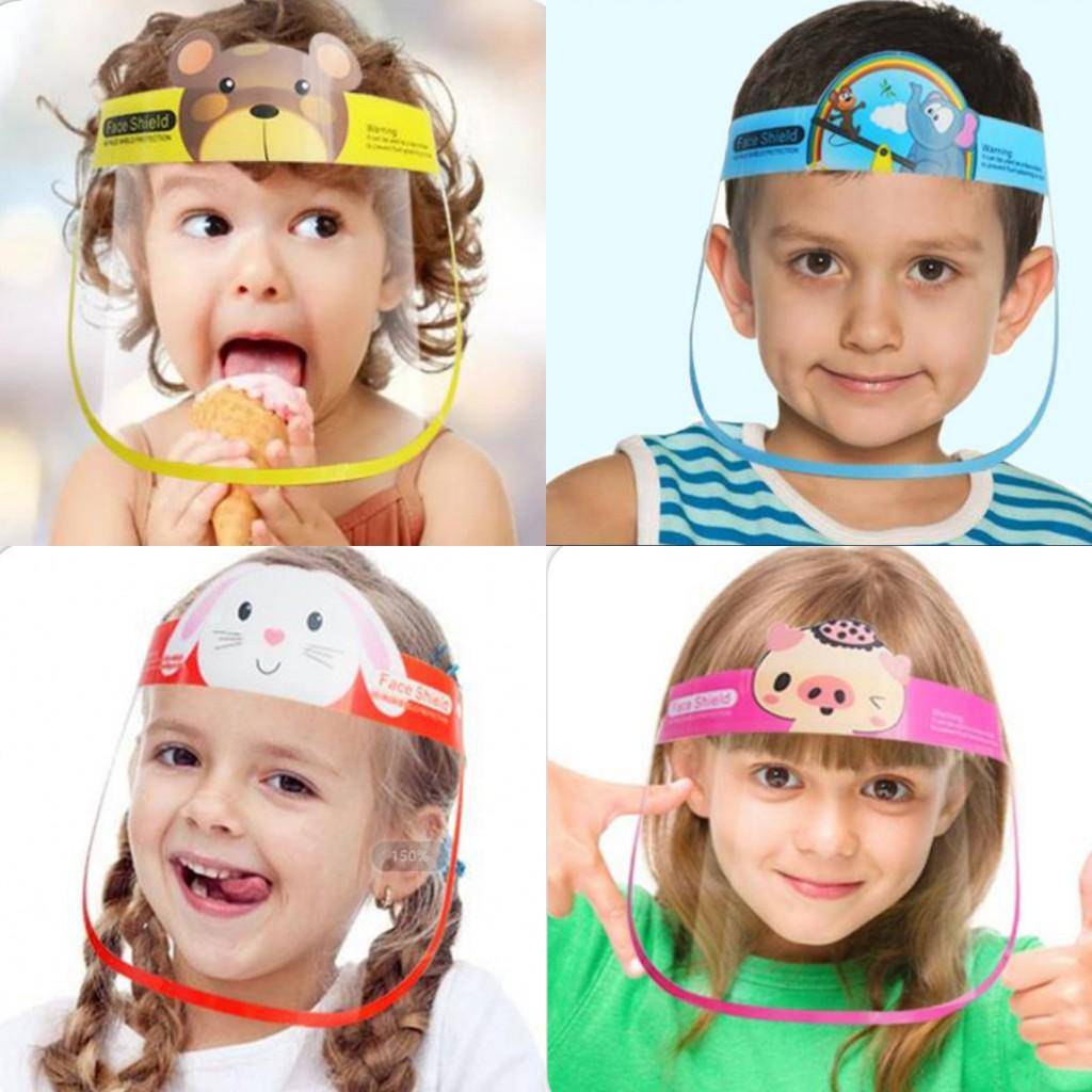 Pantalla facial infantil animales