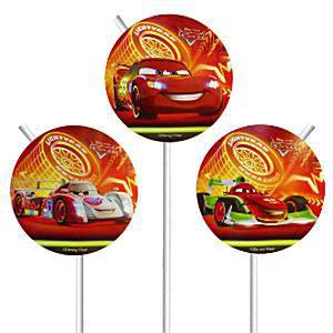 Lote cumpleaños disney cars 4 piezas +1 de regalo