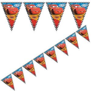 Pack  4 +1 (regalo)  decoración cumpleaños disney cars