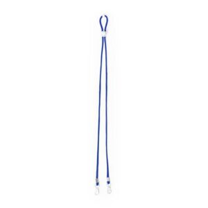 Lanyard poliester azul