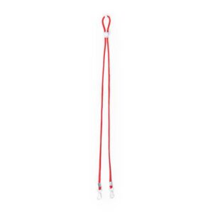 Lanyard poliester rojo