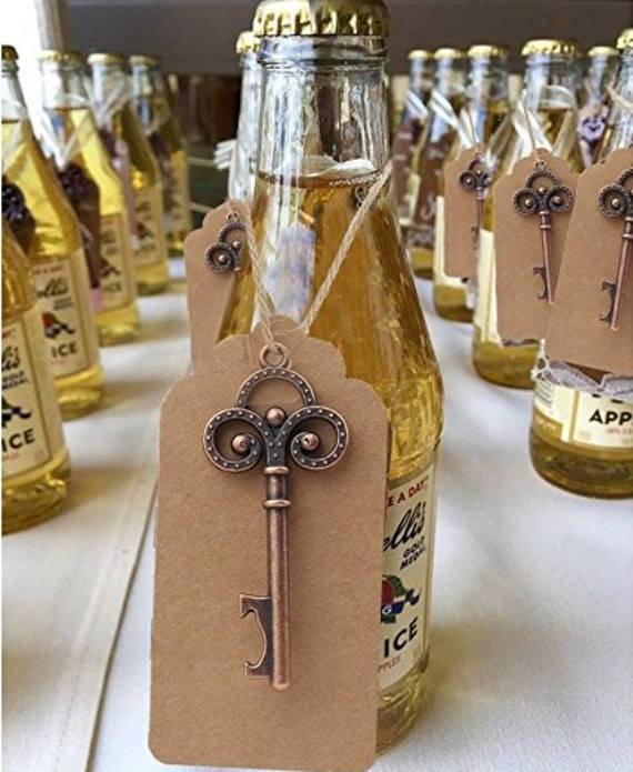Abrebotellas vintage bronce + tarjeta kraf - Imagen 4