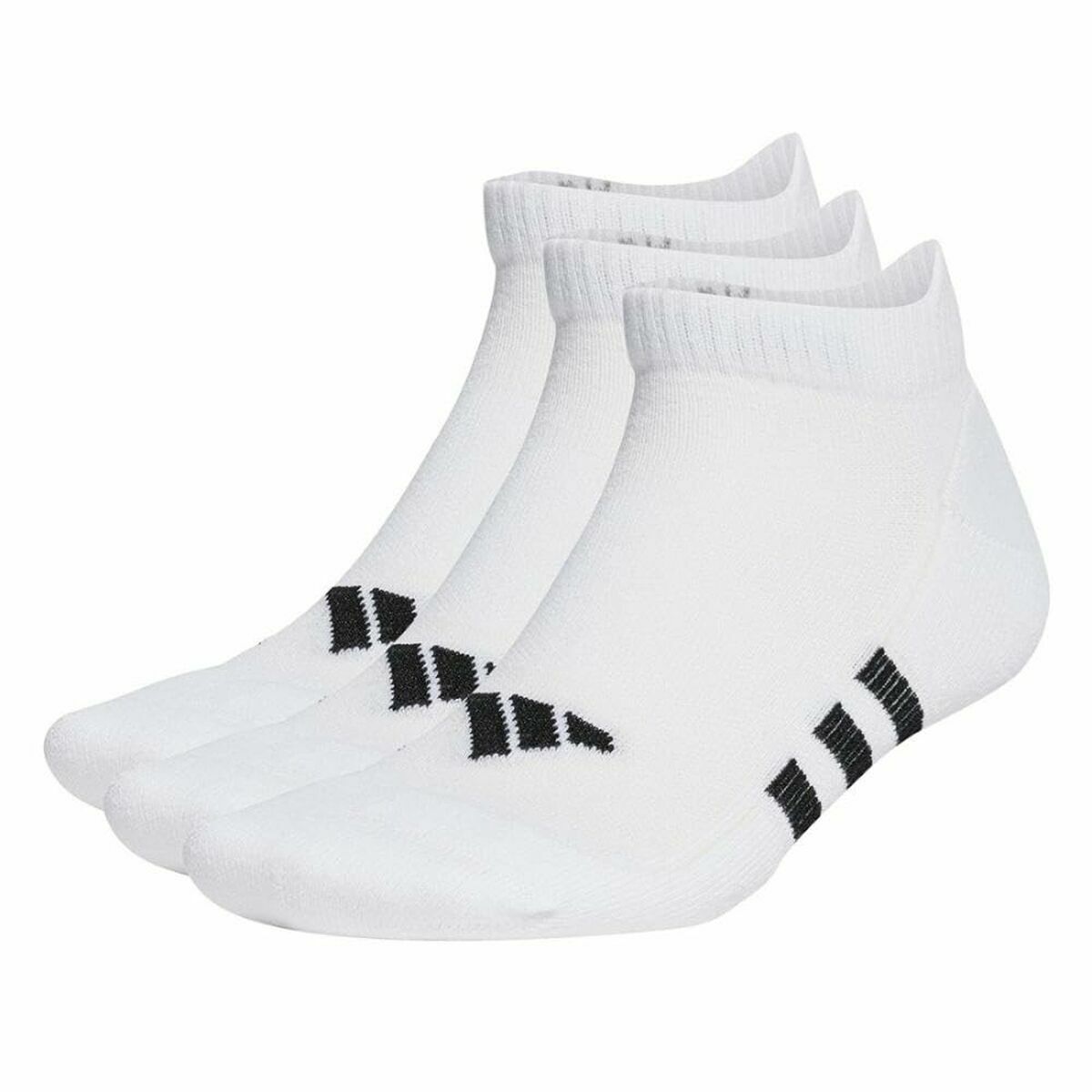 Calcetines Adidas Prf Cush Low  Blanco M 3 Unidades (Tallas del 37 al 48)
