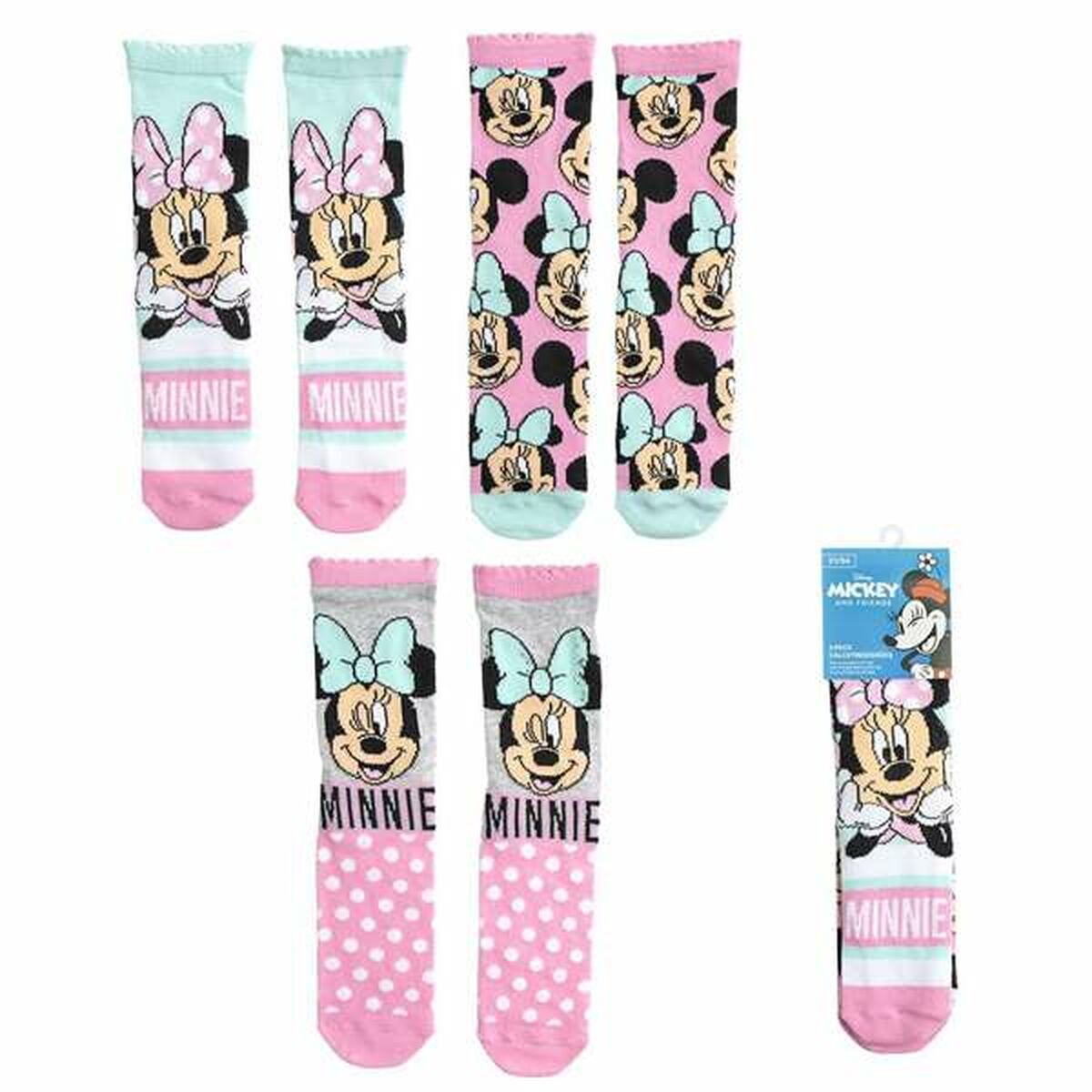 Calcetines Minnie Mouse (Tallas 23 al 34)