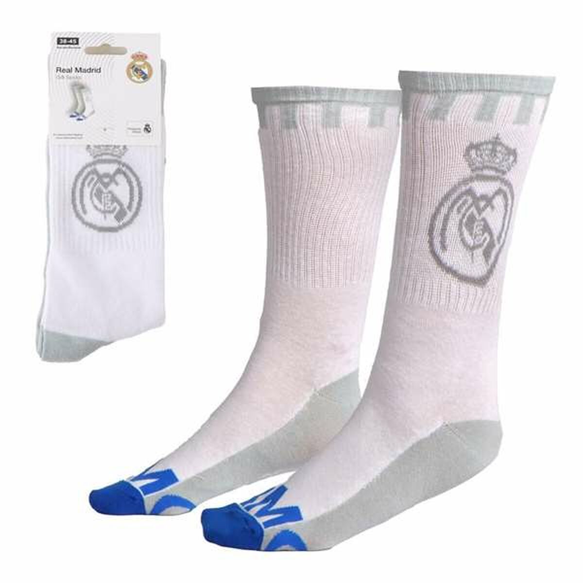 Calcetines Real Madrid C.F. Blanco 38-45