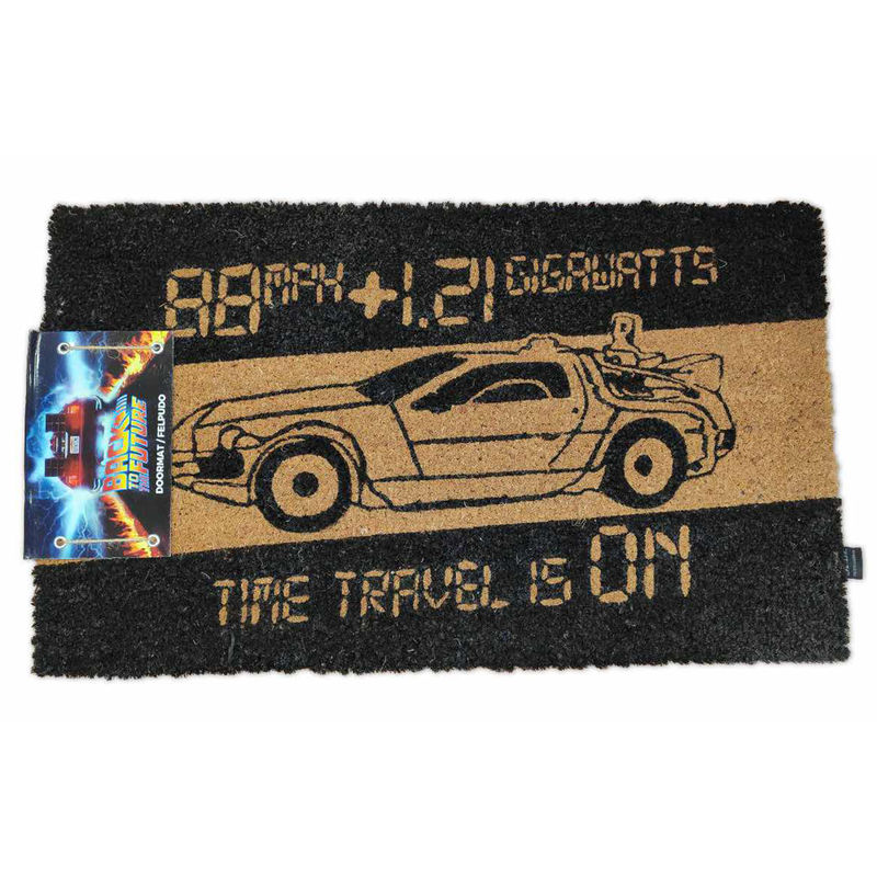 Felpudo Delorean Regreso al Futuro