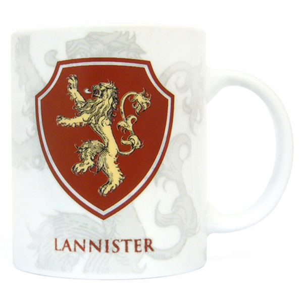 Taza escudo Lannister Juego de Tronos