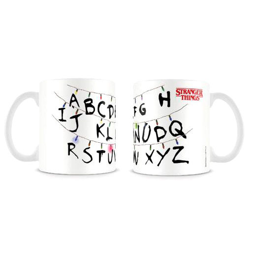 Taza Abecedario Stranger Things