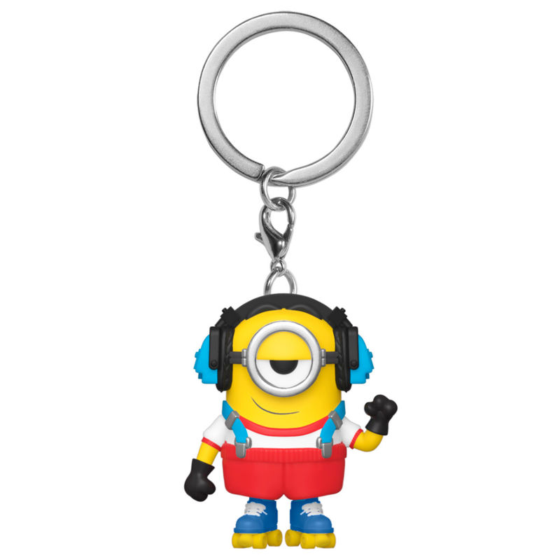 Llavero Pocket POP Minions 2 Roller Skating Stuart