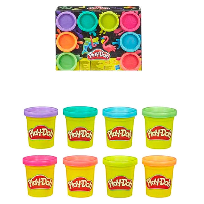 Set 8 Botes Plastilina Play-Doh surtido