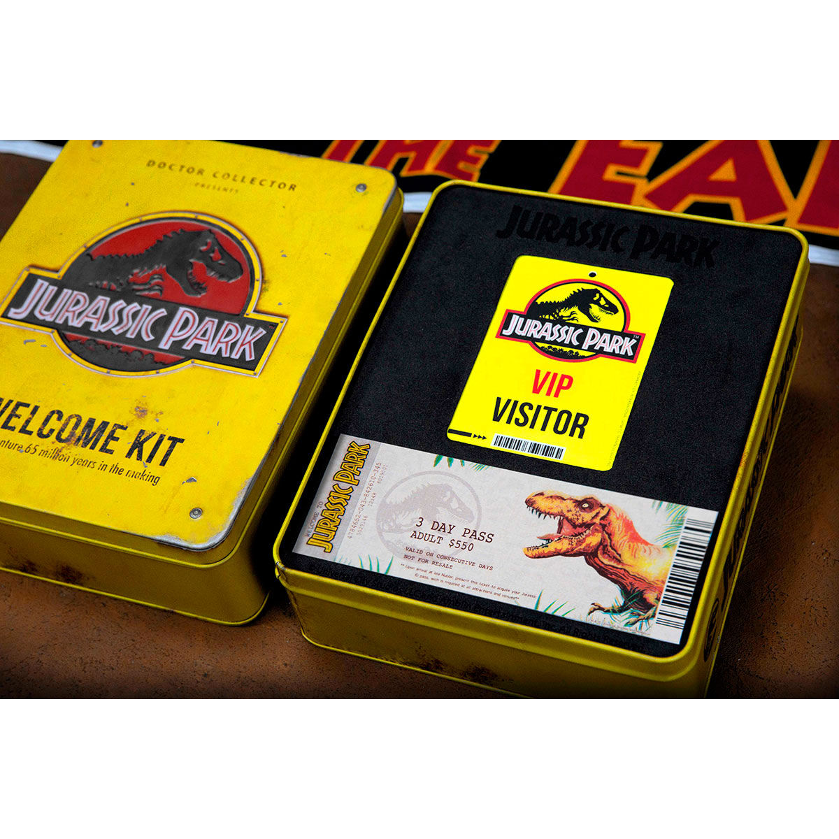 Replica caja metal Jurassic Park Welcome Kit Standard - Imagen 3