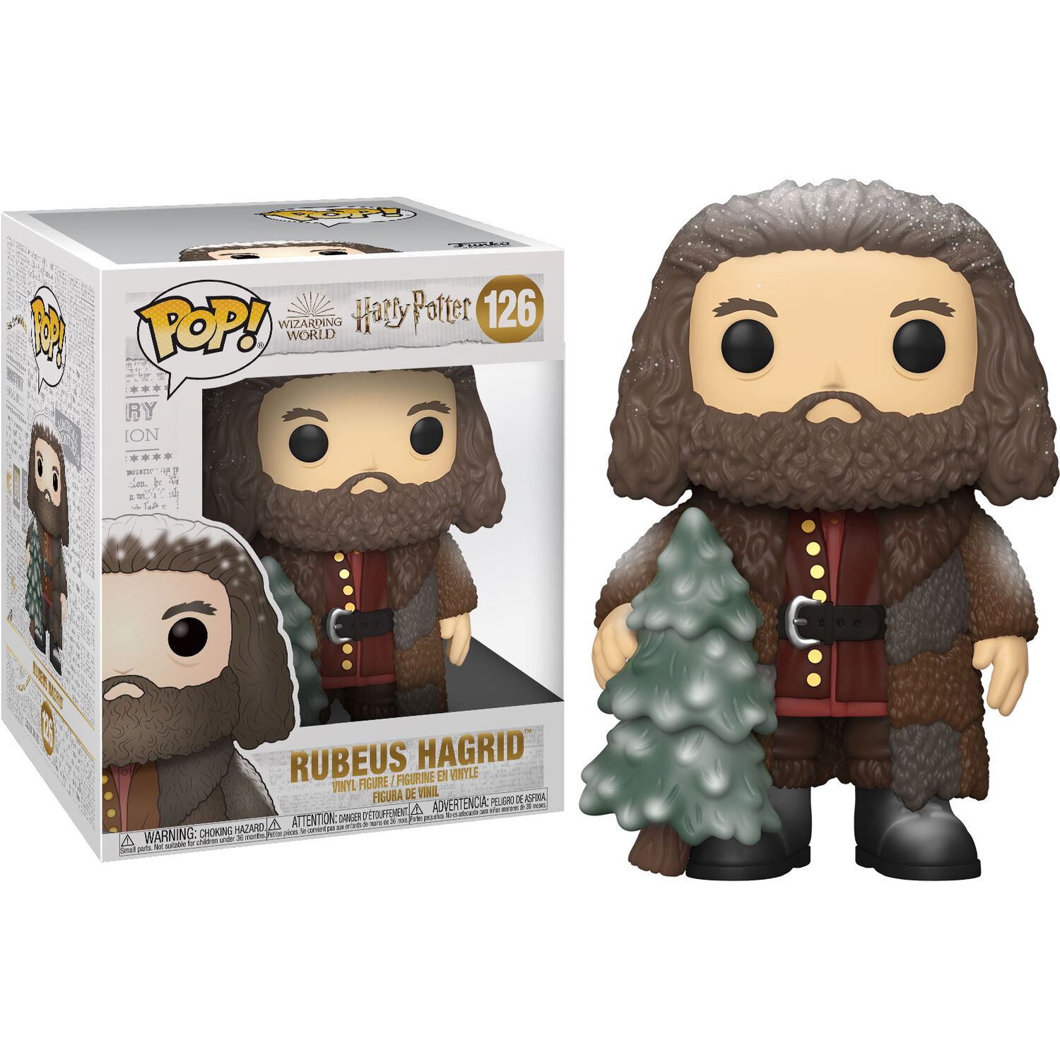 Figura POP Harry Potter Holiday Hagrid 15cm