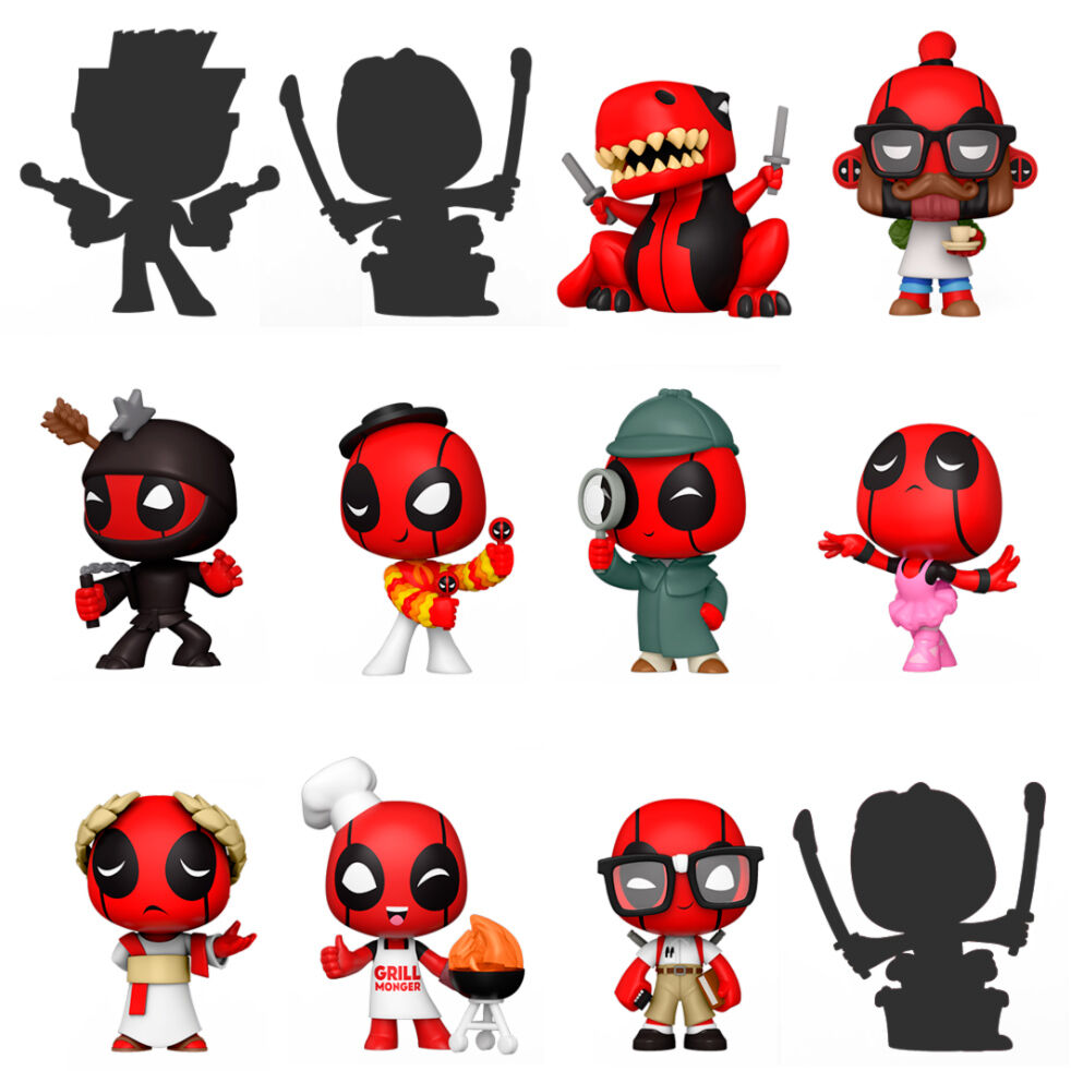 Figura Mystery Minis Marvel Deadpool 30th