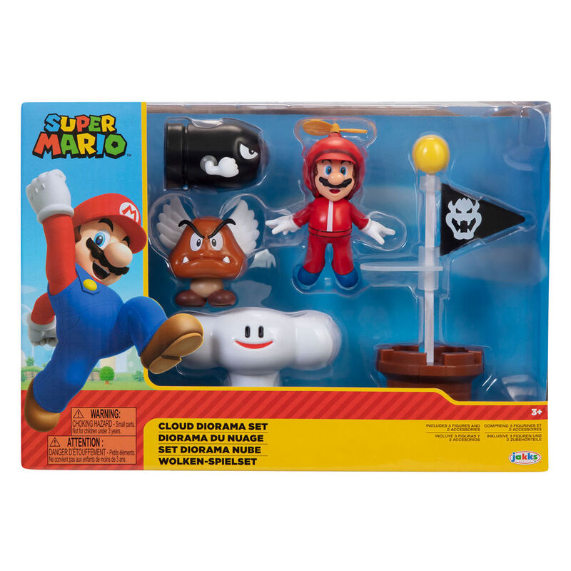 Set diorama Nube Super Mario Nintendo
