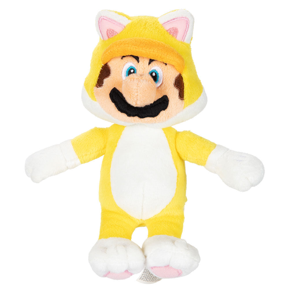 Peluche Mario Felino Super Mario Nintendo 18cm
