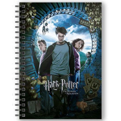 Cuaderno A5 3D Harry Potter y el Prisionero de Azkaban Harry Potter