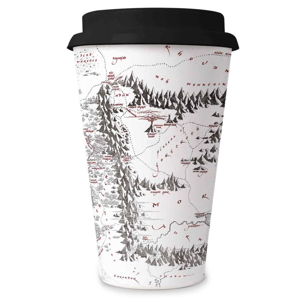 Taza viaje Mapa Mordor El Señor de los Anillos