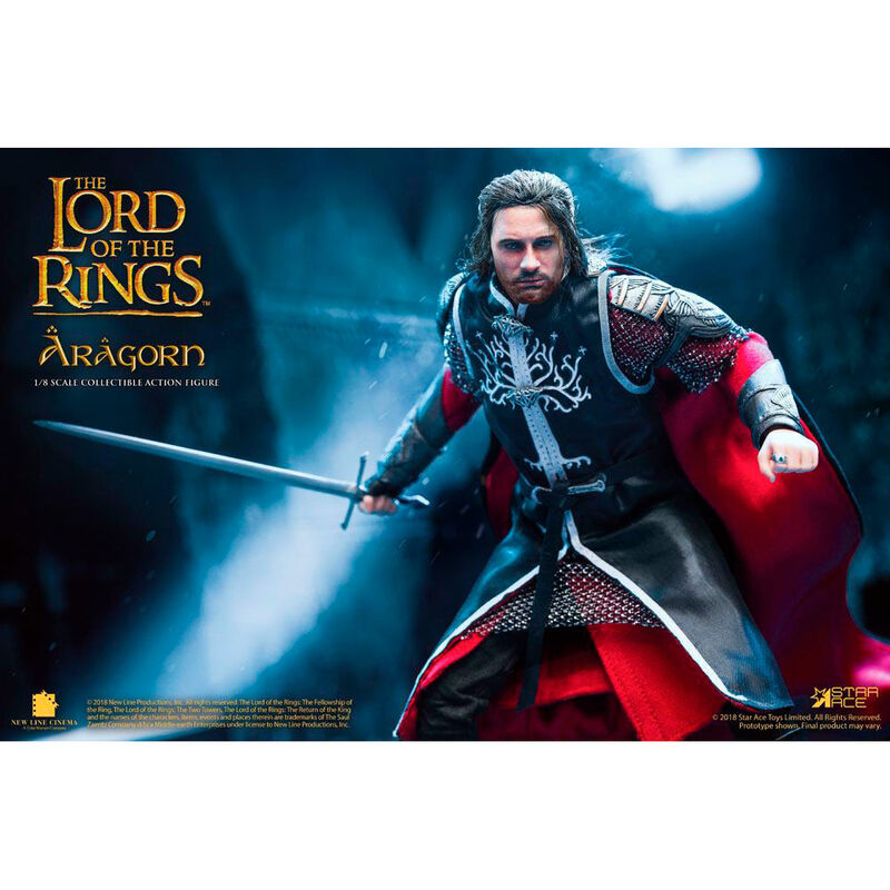 Figura Real Master Aragorn El Señor de los Anillos 23cm
