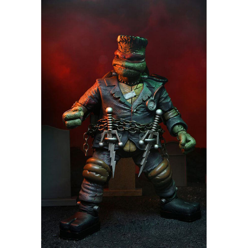 Figura Action Ultimate Raphael As Frankenstein Monster Tortugas Ninja 18cm