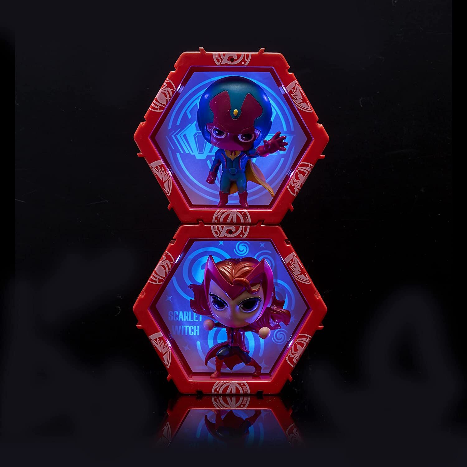 Set Figuras led WOW! POD Vision + Scarlet Marvel - Imagen 3