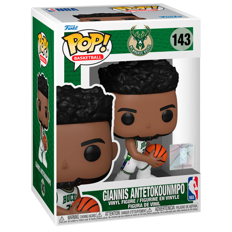 Figura POP NBA Bucks Giannis Antetokounmpo
