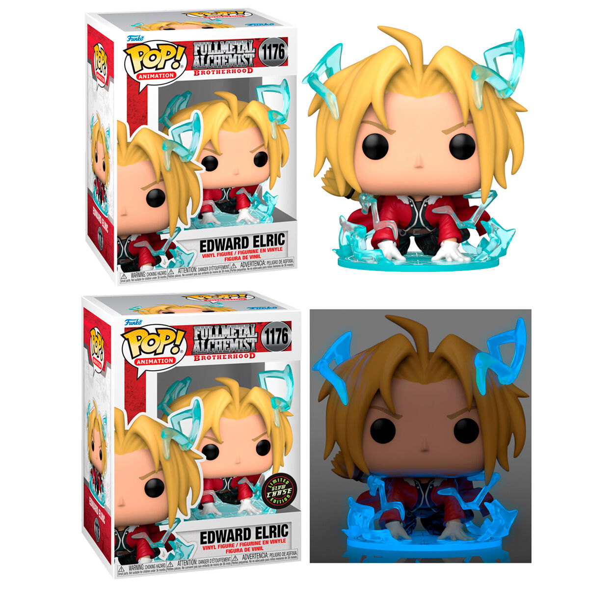Figura POP Full Metal Alchemist Edward Elric 5+1 Chase