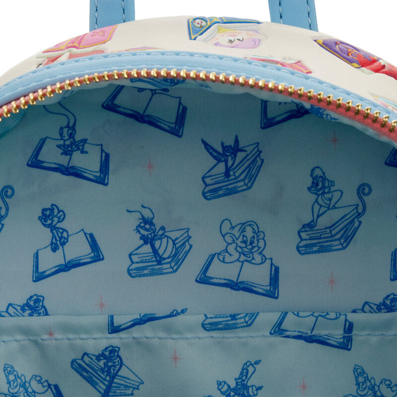 Mochila Libros Clasicos Princesas Disney Loungefly 26cm - Imagen 3