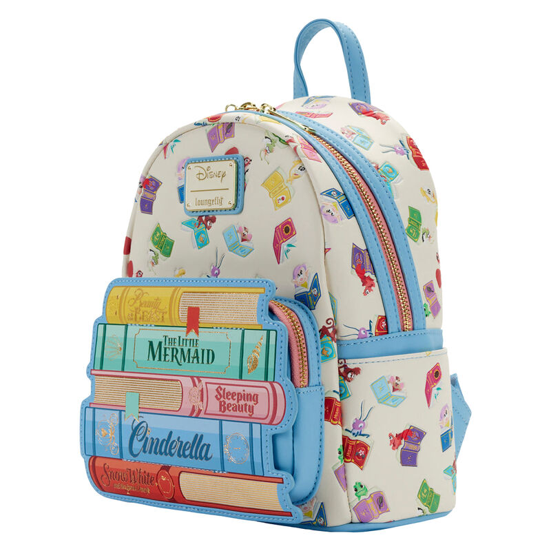 Mochila Libros Clasicos Princesas Disney Loungefly 26cm - Imagen 6